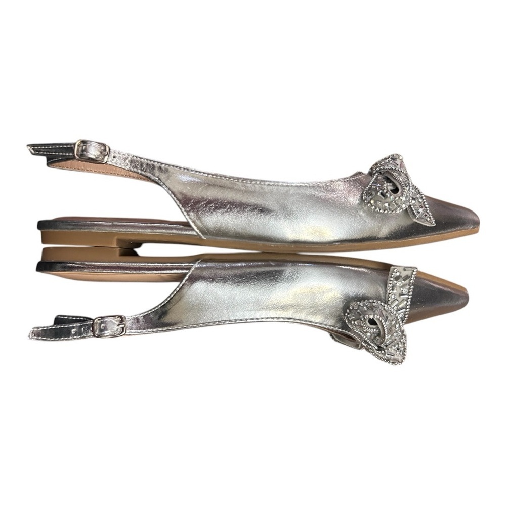 Bcbgeneration Katly Metallic Silver Rhinestone Bo… - image 4